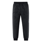 Men's Sportive Jogging Pants in Tapered Fit with Drawstring and Elastic Cuffs Fashion Glam