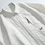 Unisex Boxy Overshirt Jacket with D-Ring and Hidden Chest Pocket Fashion Glam