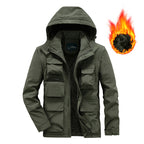Men's Expedition Field Jacket with warming teddy fleece lining and organizer pockets Fashion Glam