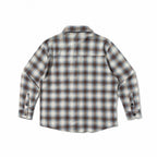 Unisex Boxy Checkered Flannel Overshirt with Patch Chest Pocket Fashion Glam