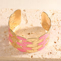 Ladies bracelet with intricate floral design Fashion Glam