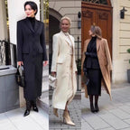Women’s Longer Wool Blend Coat with Shawl Collar and Tailored Silhouette Fashion Glam
