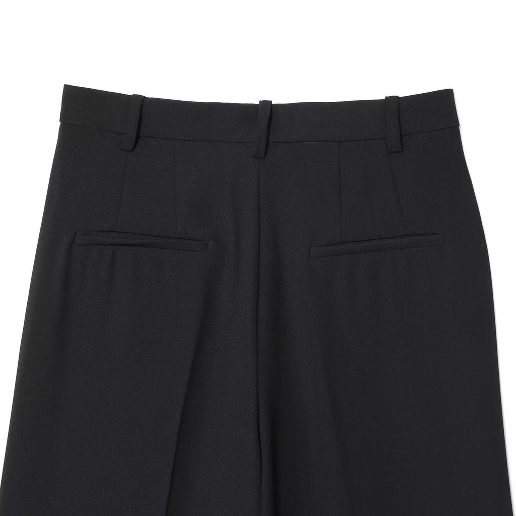 Women's High-Waisted Culotte Pants with Wide Legs, Crease and Stylish Tailoring Look Fashion Glam