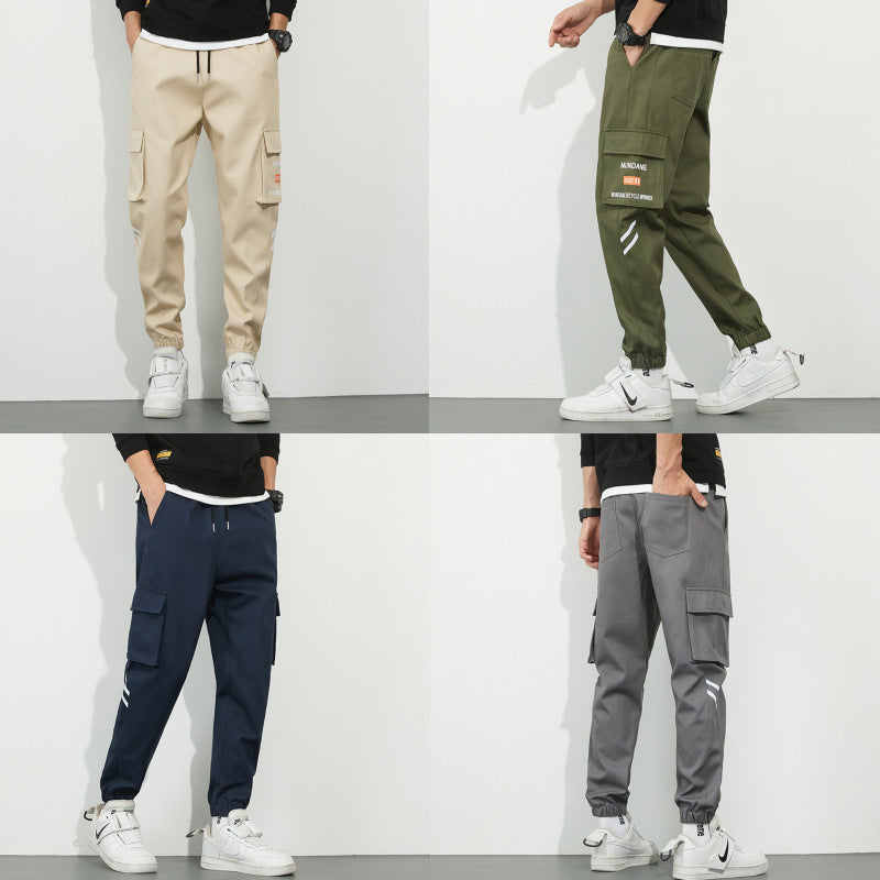 Men's Urban Camouflage Jogger with Utility Pockets and Elastic Ankle Hem Fashion Glam