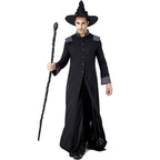 Men's magician costume with detailed symbols and elegant cape Fashion Glam
