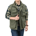 Men's Angler and Photography Vest with Versatile Pockets and Practical Closure Fashion Glam