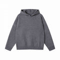 Unisex Oversized Fine Knit Hoodie with Raglan Sleeves and Ribbed Hem Fashion Glam