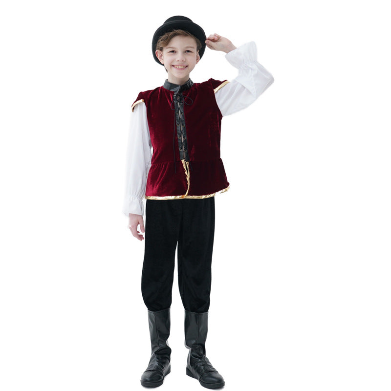 Boys Renaissance Costume Fashion Glam