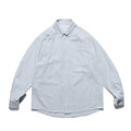 Unisex Oversize shirt with fine pinstripe, button-down collar and chest pocket Fashion Glam