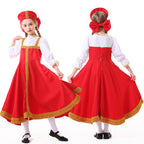 Girls Fairy Tale Costume with Golden Hem Fashion Glam