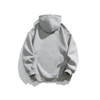 Unisex Oversize Hoodie with Kangaroo Pocket and Minimal Front Print Fashion Glam