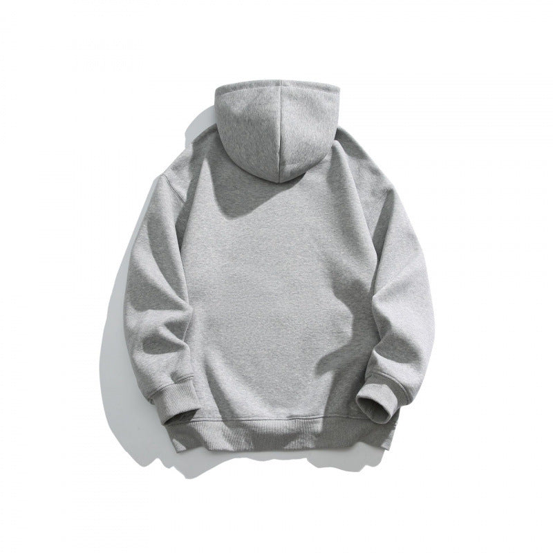 Unisex Oversize Hoodie with Kangaroo Pocket and Minimal Front Print Fashion Glam