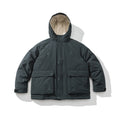 Unisex Boxy Thermo Parka with hood, two-way snap button placket and adjustable sleeve cuffs Fashion Glam