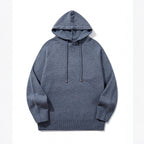 Unisex Oversize Knit Hoodie with Raglan Sleeves and Ribbed Cuffs Fashion Glam