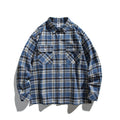 Unisex Checked Overshirt in Boxy Cut with Chest Flap Pockets made of Soft Flannel Fashion Glam