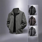 Men's ultralight windproof transitional jacket with stand-up collar and hidden zipper Fashion Glam