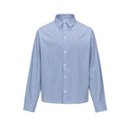 Unisex Boxy Cut Overshirt in fine Vichy check with shirt collar Fashion Glam