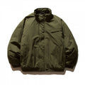 Unisex Boxy-padded transition jacket with high stand-up collar and utility pockets Fashion Glam