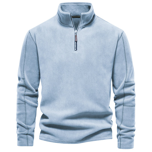 MAXIME - RELAXED QUARTER ZIP SWEATER