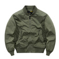 Men's Oversized Nylon Bomber Jacket with distinctive flap pockets and ribbed cuffs Fashion Glam