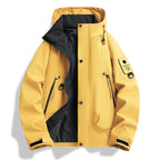 Men's minimalist weatherproof parka with contrast lining and utility details Fashion Glam