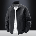 Men's ultralight windproof casual jacket with stand-up collar and zippered pockets Fashion Glam