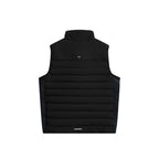 Men's lightweight padded functional vest with stand-up collar and stretch side inserts Fashion Glam