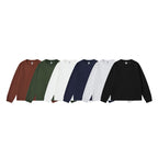 Unisex Oversized-Long Sleeve-Sweatshirt with Round Neck, French-Terry Quality and Ribbed Cuffs Fashion Glam