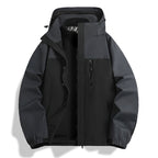 Men's two-in-one softshell hybrid jacket with removable fleece inner jacket and water-repellent membrane Fashion Glam