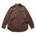 Men's Oversized Checkered Long Sleeve Shirt with Chest Pocket Fashion Glam