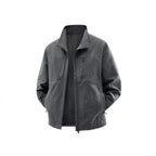 Men's Lightweight Field Utility Jacket with Mesh Lining, Stand-Up Collar and Zipper Pockets Fashion Glam