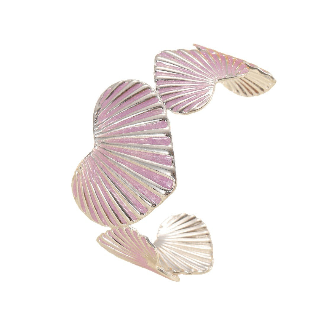 Women's bracelet with artistic shell motif Fashion Glam