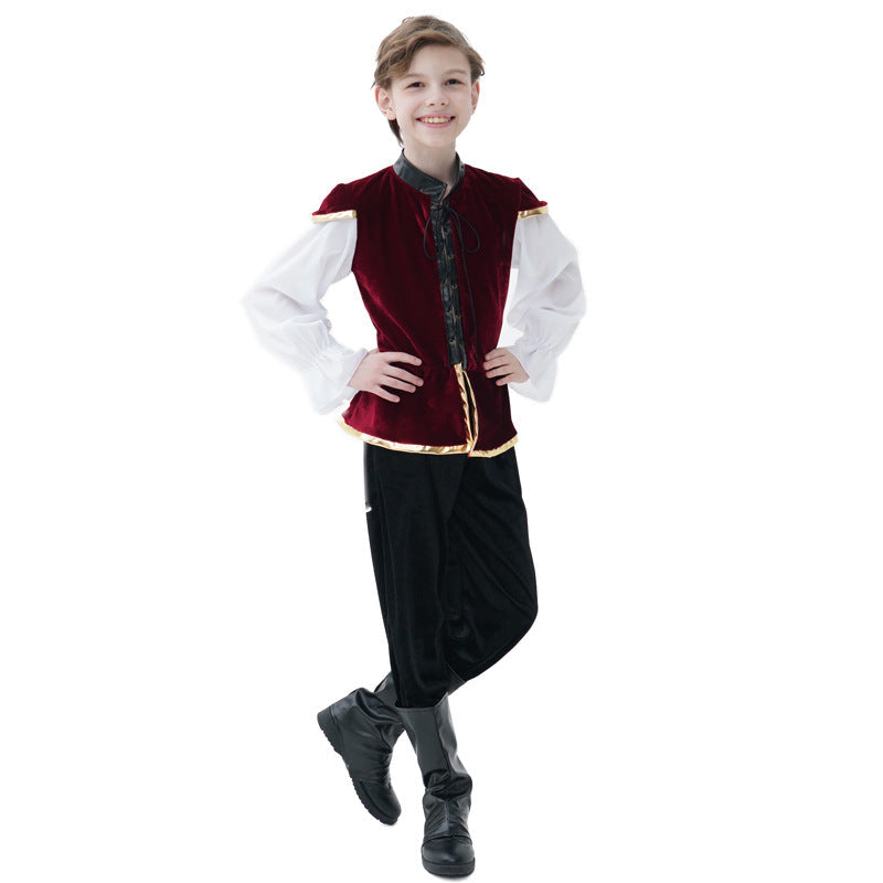 Boys Renaissance Costume Fashion Glam