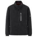 Men's Insulating Microfleece Functional Jacket with Waterproof Chest Pocket and Stand Collar Fashion Glam