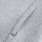 Unisex Boxy-Zip-Sweat jacket with shirt collar, concealed seams, and slit pockets Fashion Glam
