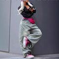 Women wide High-Waist Baggy Jeans with deep crotch and vintage wash Fashion Glam