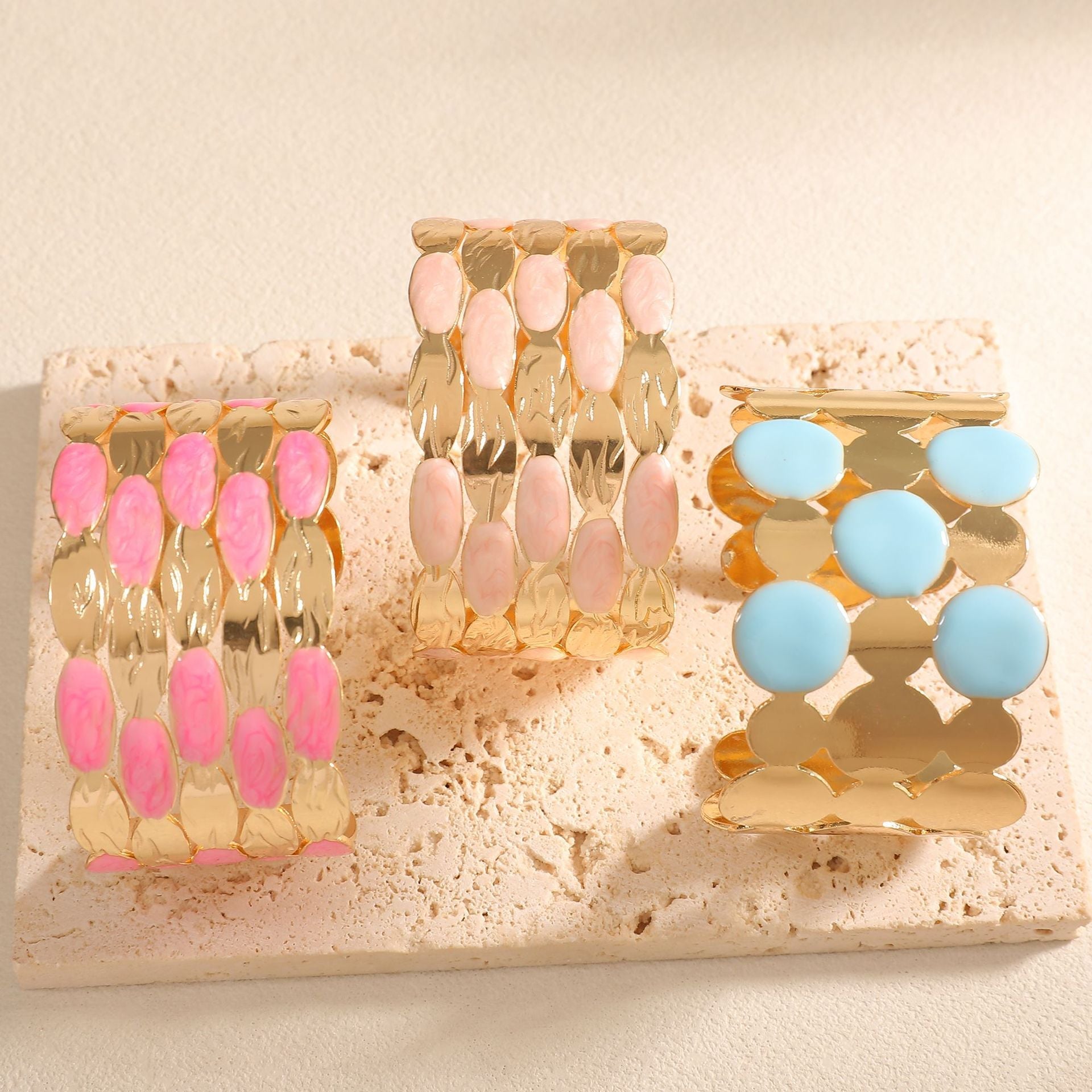 Ladies bracelet with intricate floral design Fashion Glam