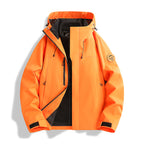 Men's Breathable, Waterproof Softshell Jacket with Fleece Lining and Hood Fashion Glam