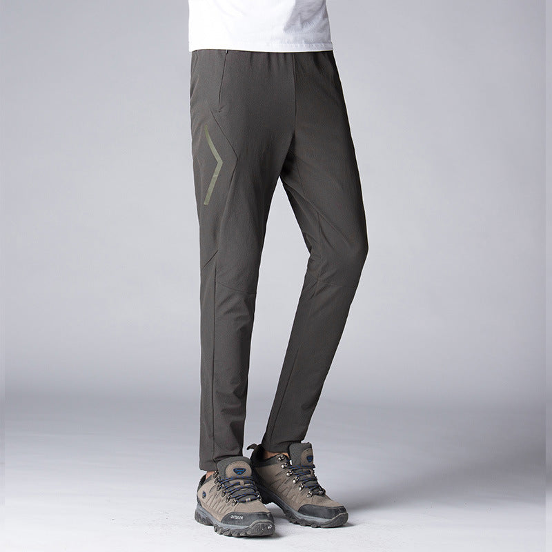 Women's Slim-Fit Stretch Trekking Pants with Pre-shaped Knees and Elastic Comfort Waistband Fashion Glam