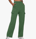 Women's cargo pants with wide leg, elastic waistband, and cargo pockets Fashion Glam