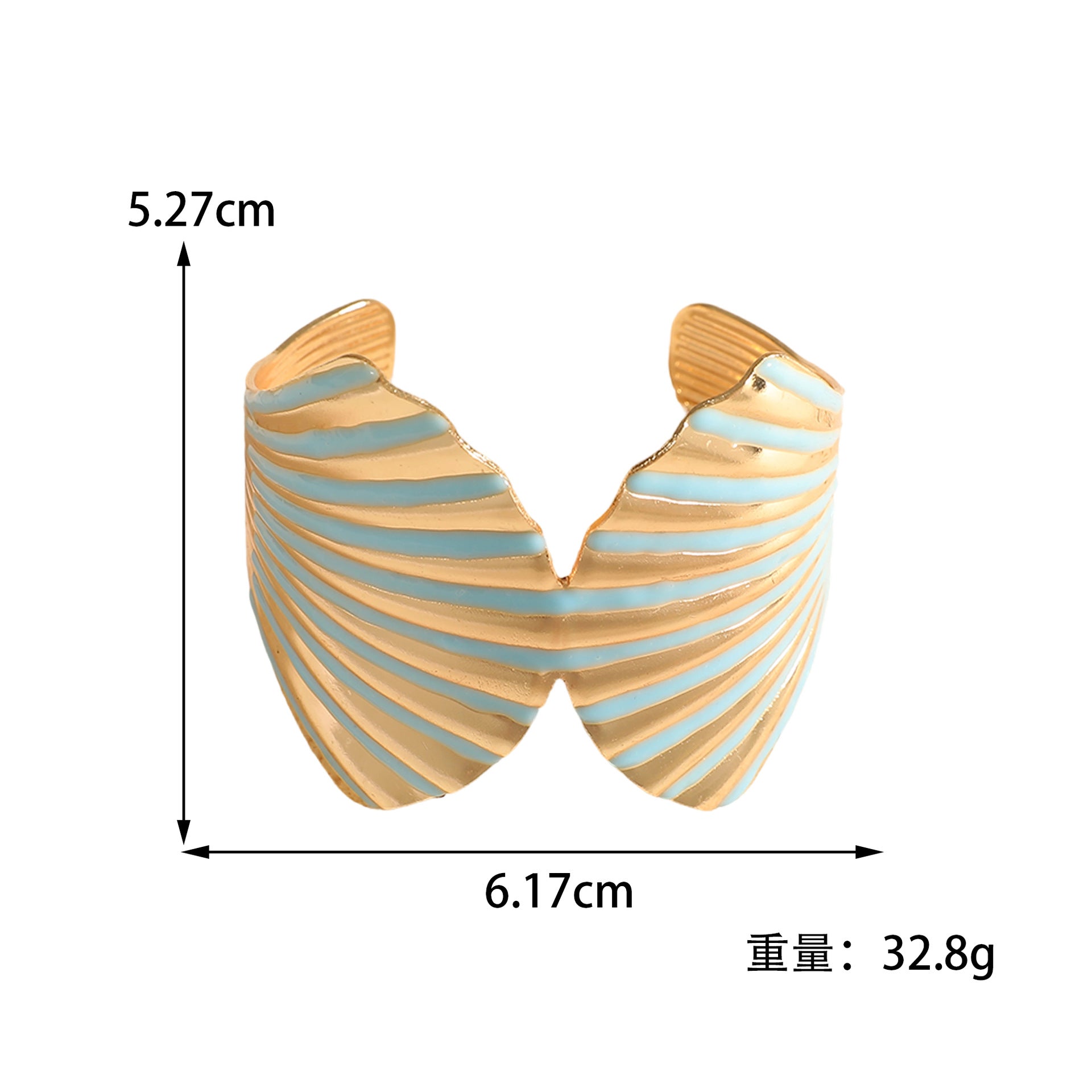 Women's bangle with elegant shell design Fashion Glam