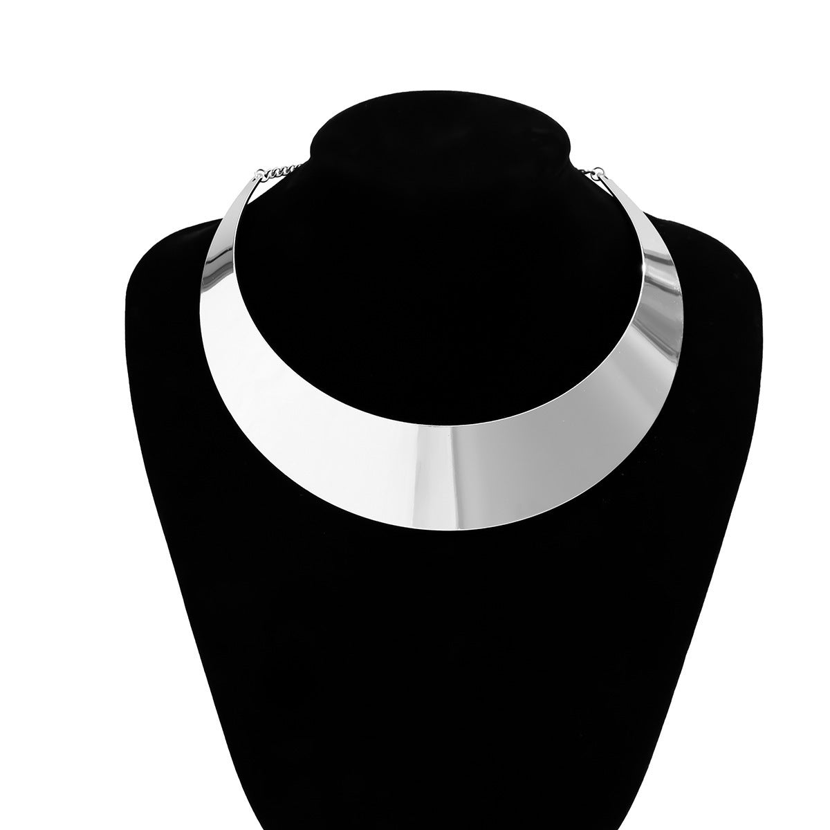 Women Choker Necklace with Modern V Design Fashion Glam