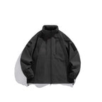 Unisex Technical Utility Hoodie with Zipper, Chest Pockets and Velcro Patch Fashion Glam
