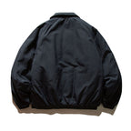 Unisex Boxy-Light Wind Jacket with Shirt Collar, Elastic Hem and Minimalist Shell Fashion Glam