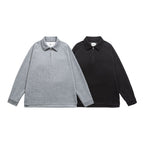 Men's Waffle Knit Half-Zip Pullover with Polo Collar Fashion Glam