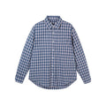 Men's Casual Check Shirt in Overshirt Style with Button-Down Collar and Rounded Hem Fashion Glam