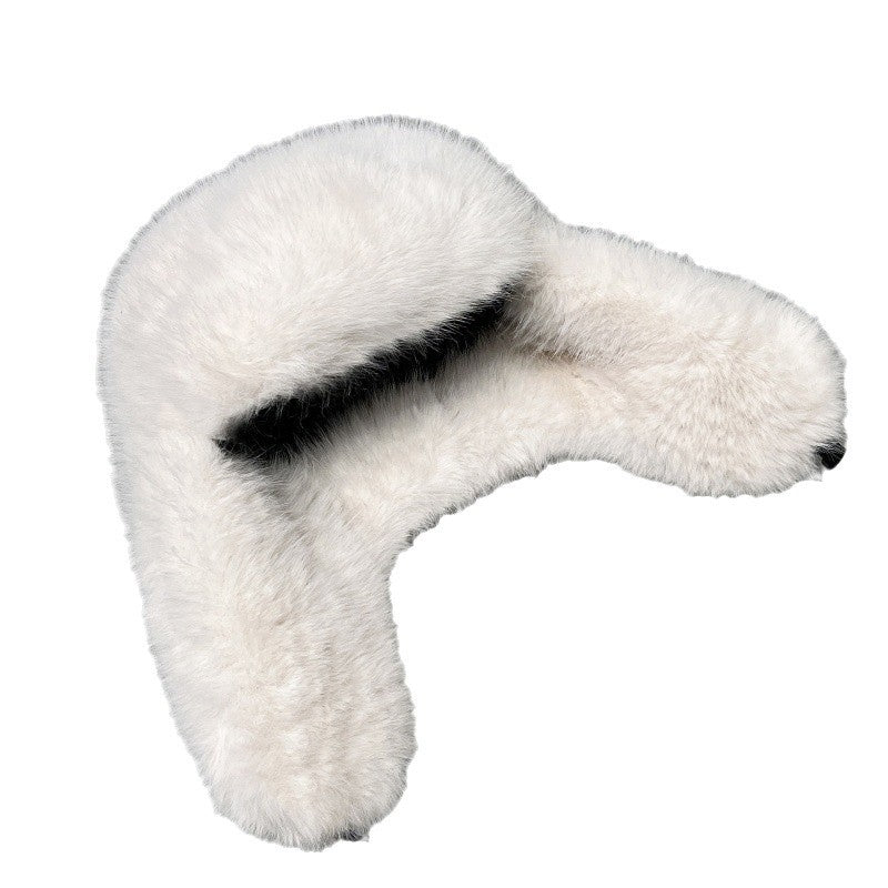 Ladies Luxurious Faux Fur Ushanka with Ear Flaps and Warming Lining Fashion Glam