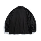 Men's Oversized Utility Blazer with Multifunctional Pockets Fashion Glam