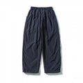 Unisex Loose Crinkle Pants with elastic drawstring waistband, drop-crotch, and side pockets Fashion Glam