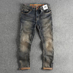 Men's Slim-Fit Jeans with Casual Used-Look Fashion Glam